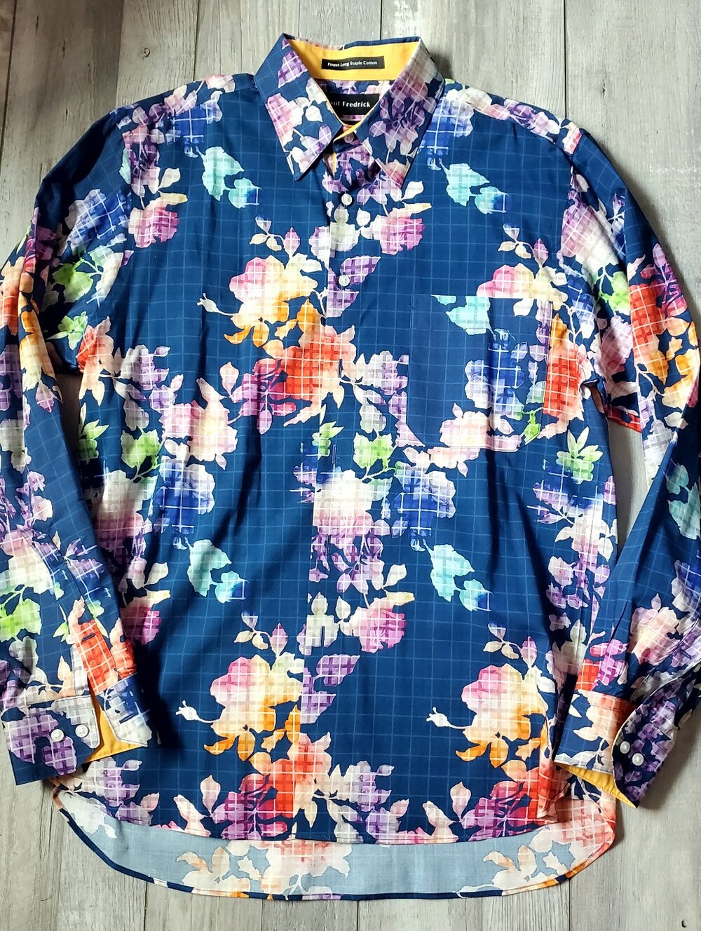 Paul Fredrick long-sleeve button-down shirt Size Medium